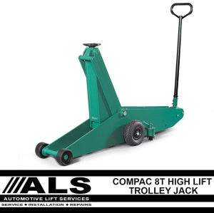 Compac High Lift Trolley Jack - 8 Tonne